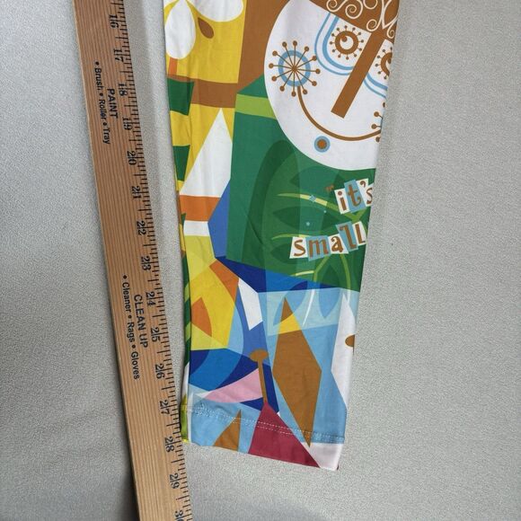 Disney Parks its a Small World  Leggings Size 1X New - Picture 7 of 7